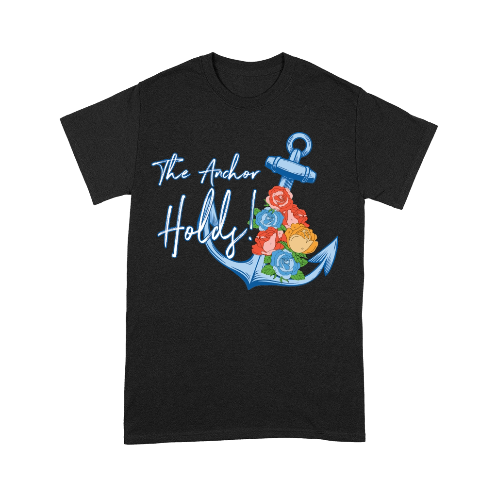 The Anchor Holds Floral Premium T-shirt