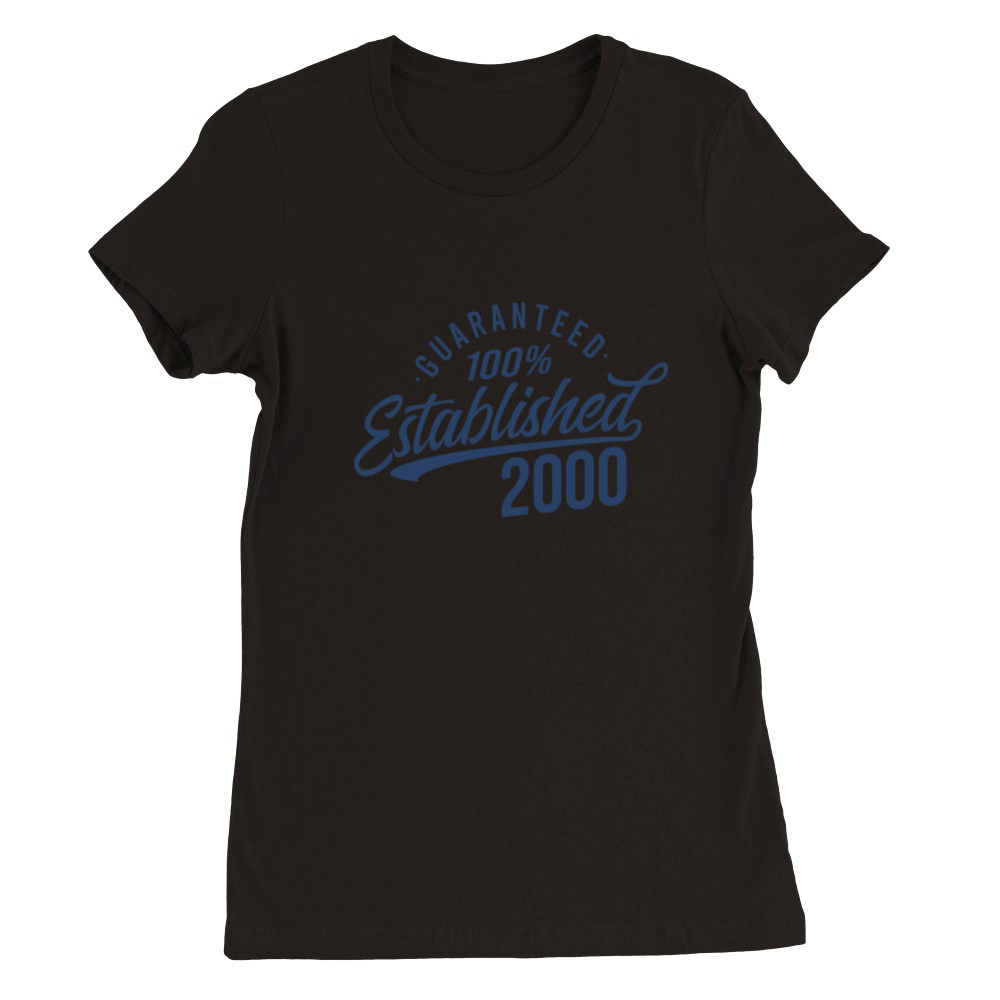 2000 birthday gift ideas Premium Womens Crewneck T-shirt