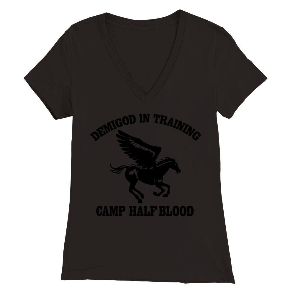 Half blood Premium Womens V-Neck T-shirt