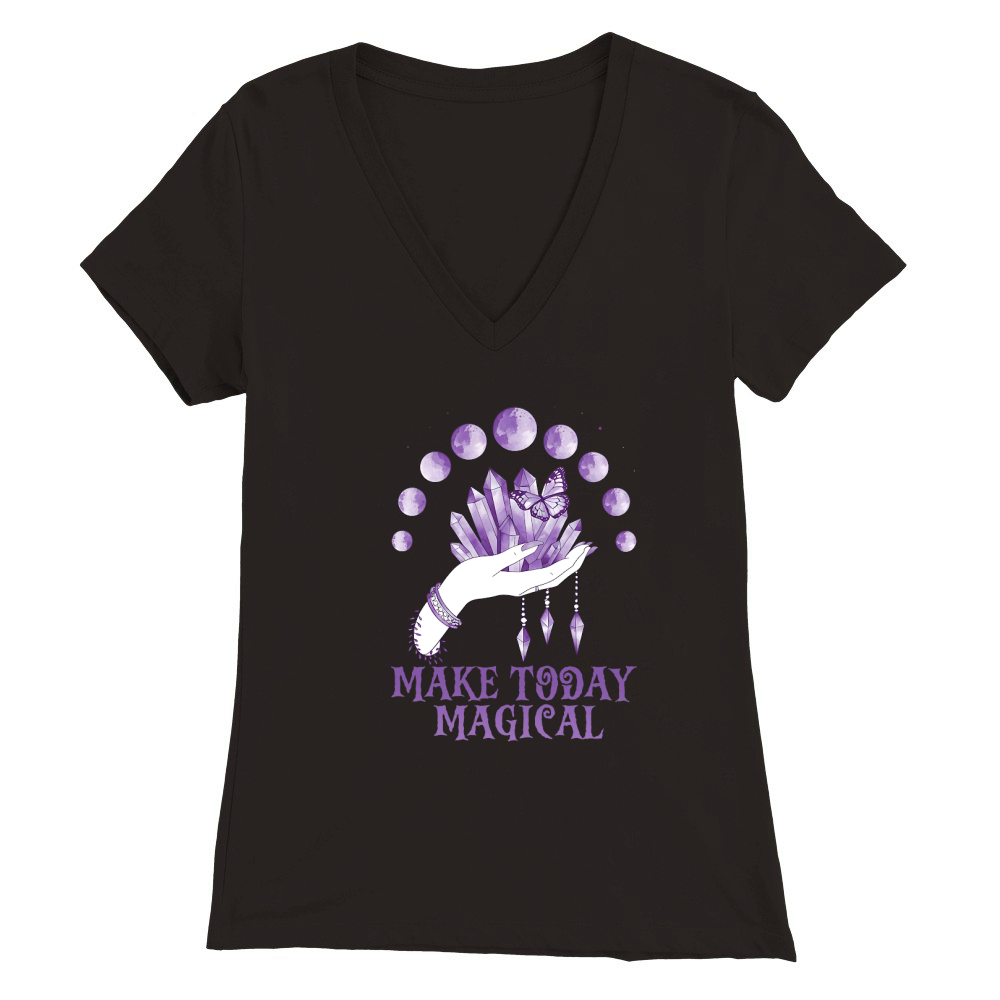 Make Today Magical Halloween Premium Womens V-Neck T-shirt