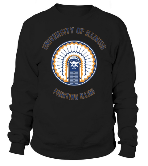 U Of I Fighting Illini - Unisex Long Sleeve Sweatshirt Unisex