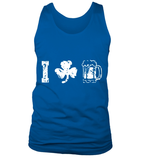 I Irish Beer Tshirt - Saint Patrick Gift Tank Top Unisex