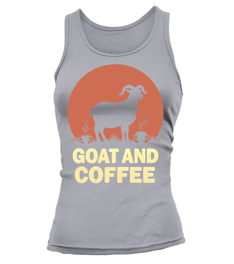 Goat and coffee Tank top Woman