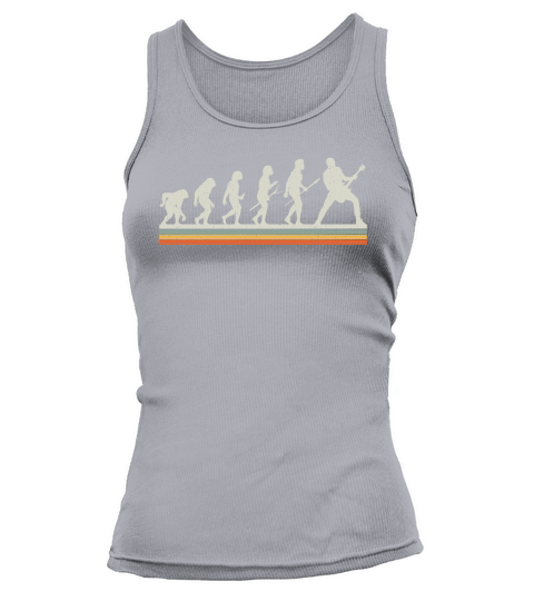 Guitar Player Evolution Funny Guitarist Vintage Tank top Woman