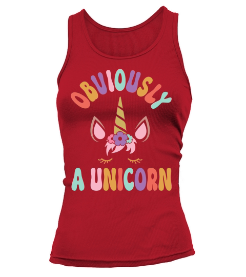 Obviously A Unicorn Tank top Woman