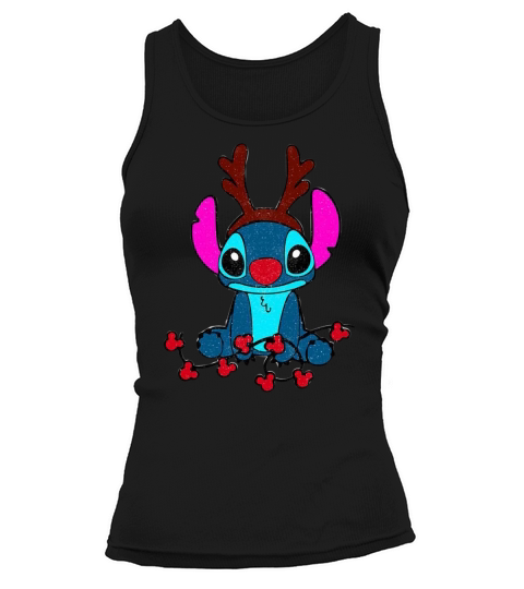 Reindeer Stitch Merry Christmas Tank top Woman