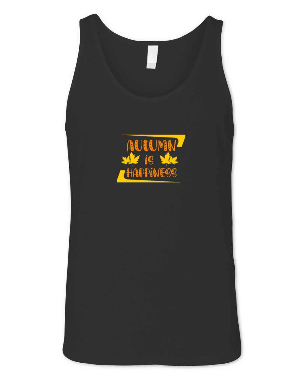 Autumn Is Happiness Unisex Jersey Tank