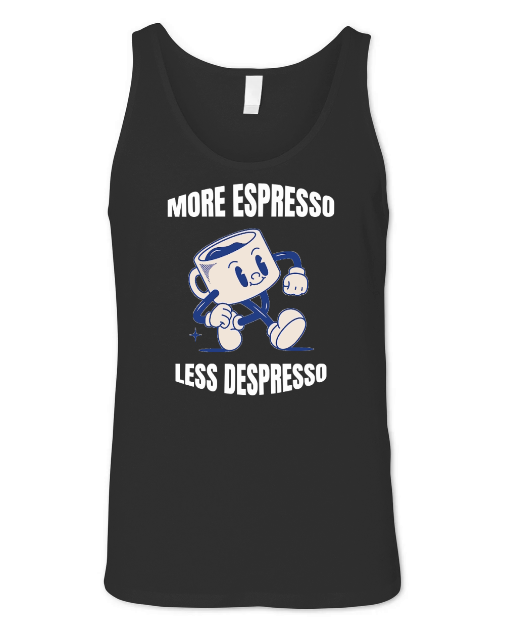 More Espresso Less Depresso Unisex Jersey Tank