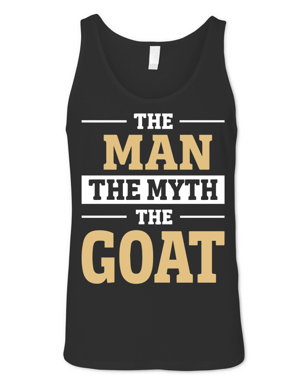 The man the myth goat Unisex Jersey Tank