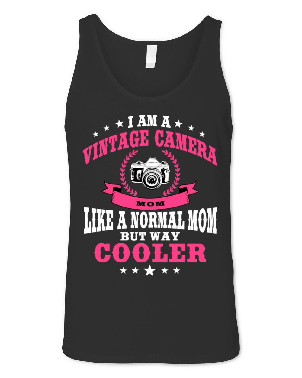 Vintage Camera Mom Unisex Jersey Tank