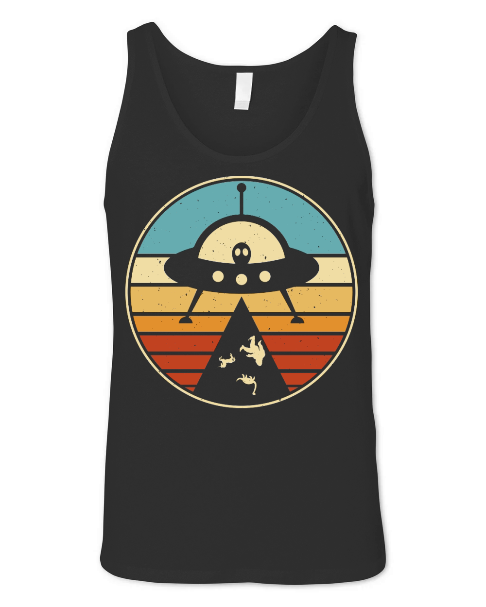 Vintage UFO Alien 20 Unisex Jersey Tank