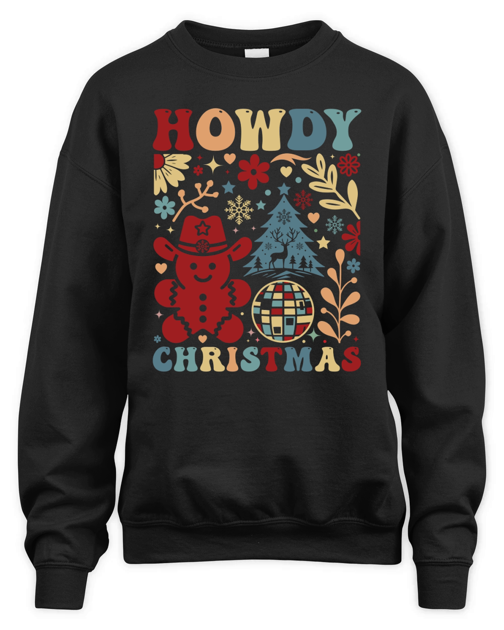 Howdy Christmas 9 Unisex Premium Crewneck Sweatshirt