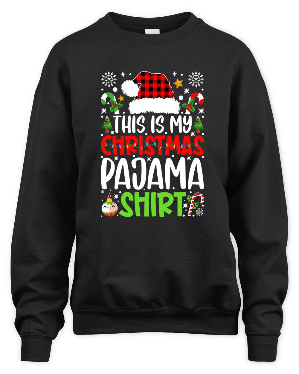 This is my christmas pajama shirt Unisex Premium Crewneck Sweatshirt