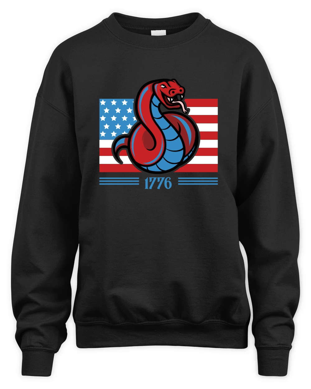 Vintage 4th July 1776 02 Unisex Premium Crewneck Sweatshirt