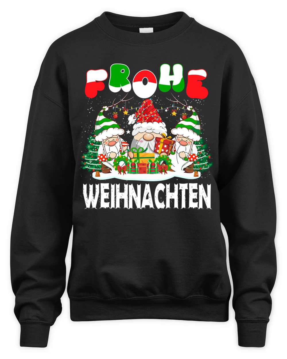 WEIHNACHTEN FROHEFROHE WEIHNACHTEN Unisex Premium Crewneck Sweatshirt