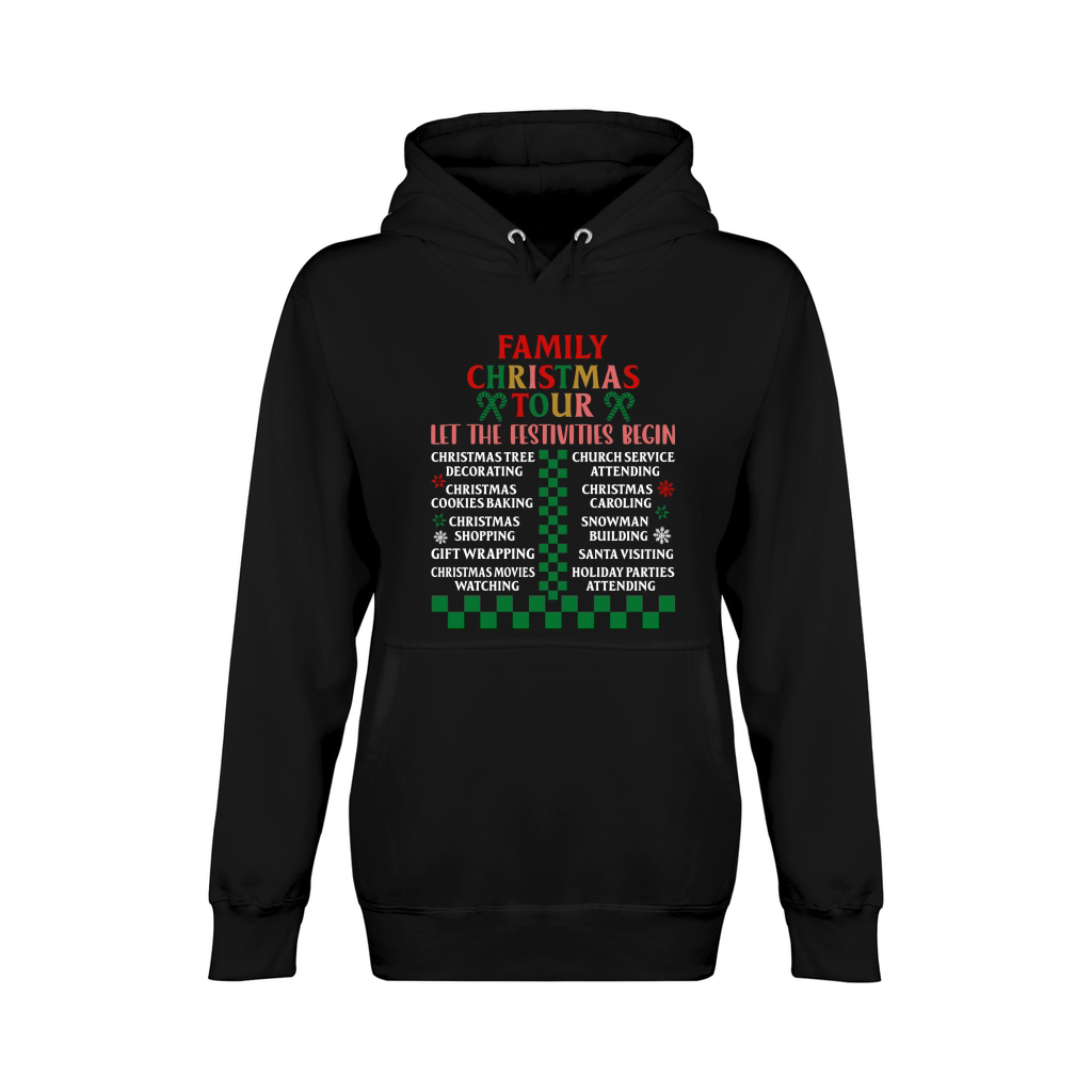 Family Christmas Tour Let The Festivities begin Unisex Premium Pullover Hoodie
