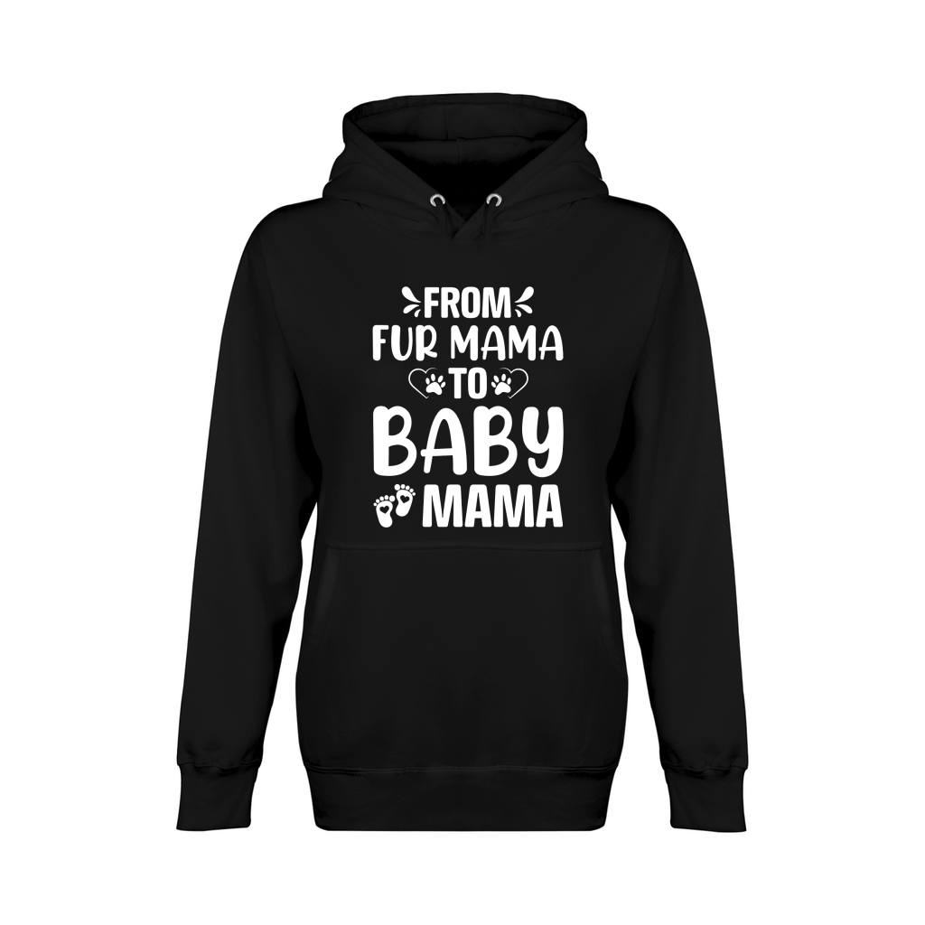 From Fur Mama To Baby Mama Unisex Premium Pullover Hoodie