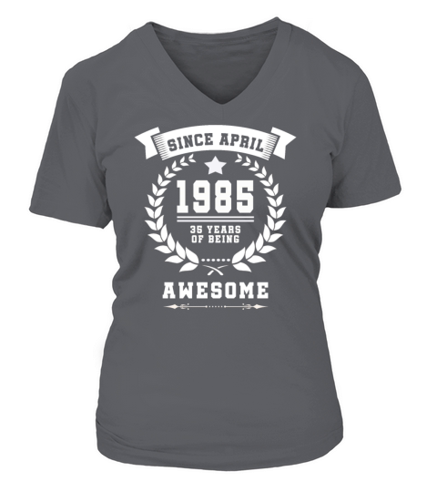 awesome since 1985 V-neck T-Shirt Woman
