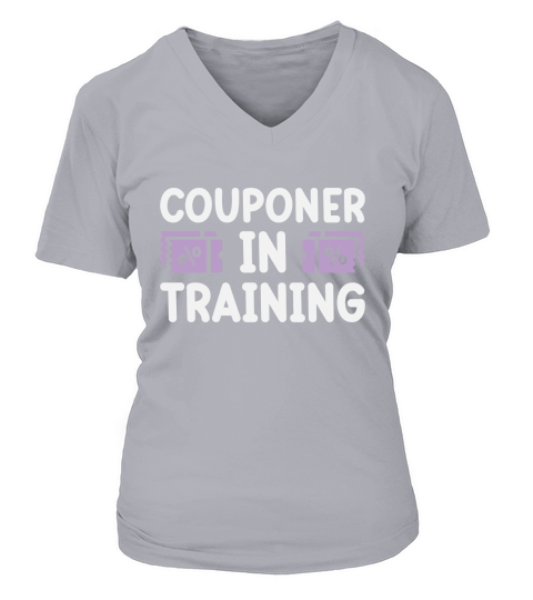 Couponer in Training V-neck T-Shirt Woman