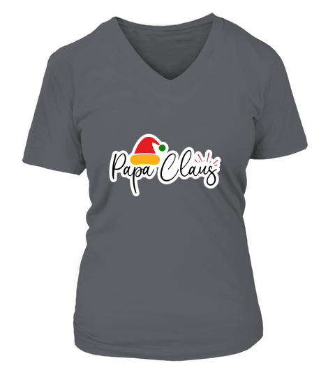 Papa Claus V-neck T-Shirt Woman