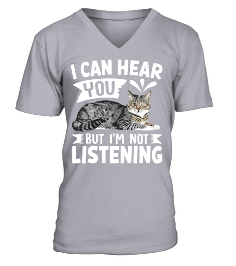I Can Hear You But Im Not Listening V-Neck T-shirt