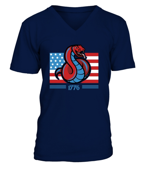 Vintage 4th July 1776 02 V-Neck T-shirt