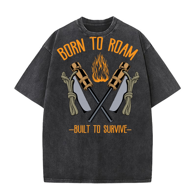 Born To Roam Washed T-Shirt