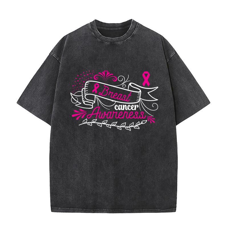 Breast Cancer Awareness Washed T-Shirt