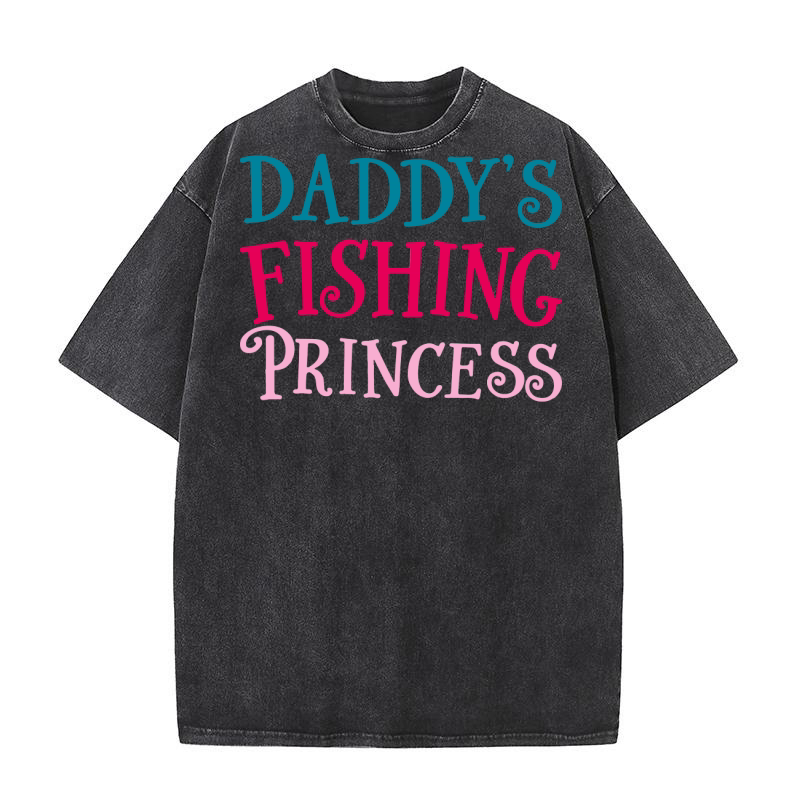 Daddys fishing princess Washed T-Shirt