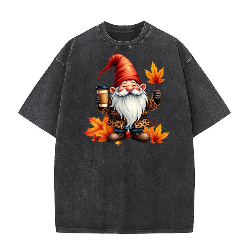 Gnome Sublimation Clipart 10 27 Washed T-Shirt