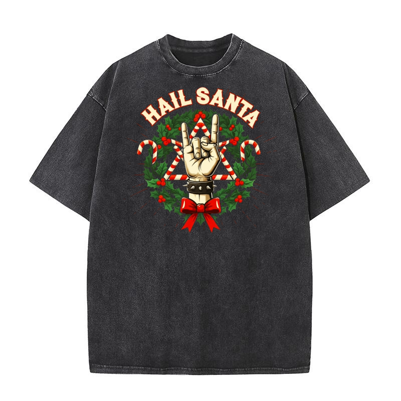 Hail santa Washed T-Shirt