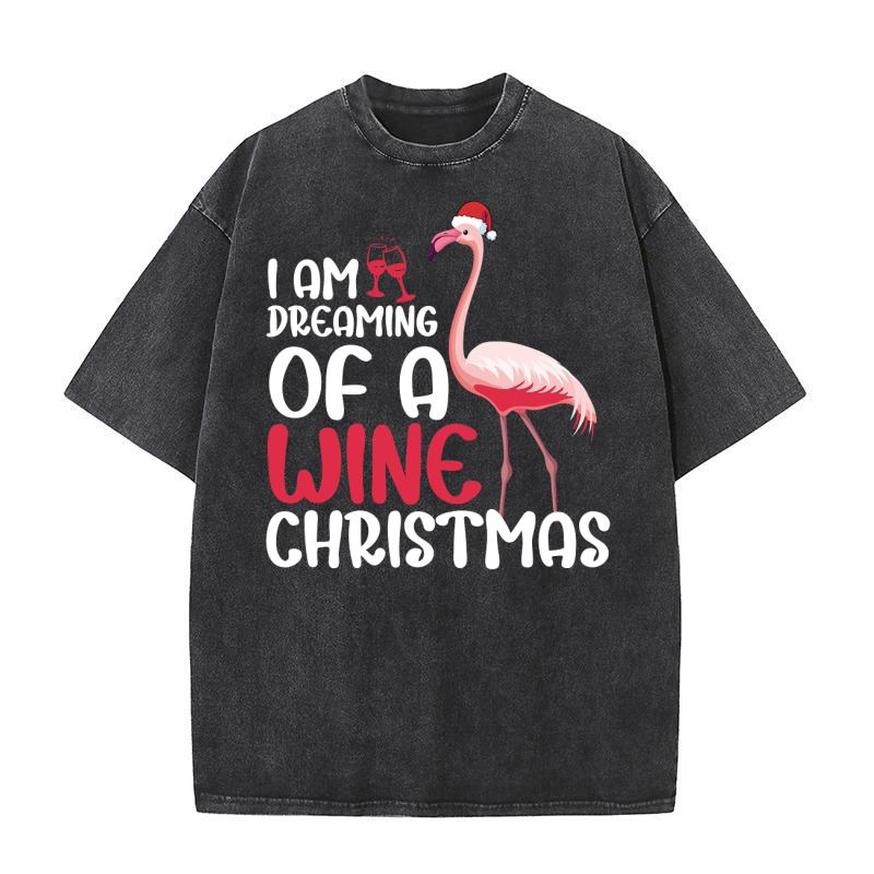 I am dreaming of a wing christmas Washed T-Shirt