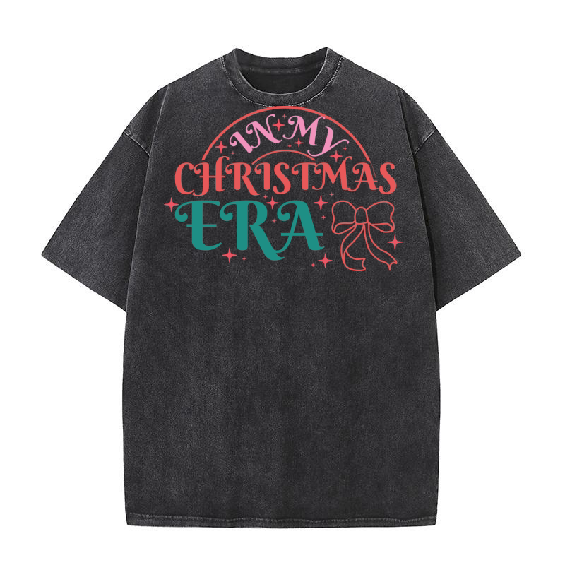 In My Christmas Era 13 Washed T-Shirt