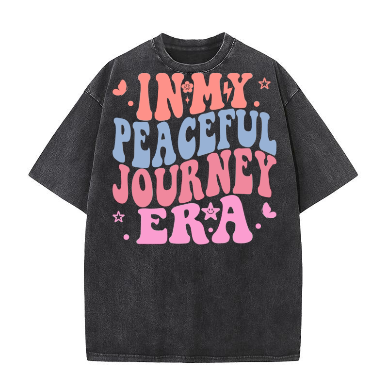 In My Peaceful Journey Era Washed T-Shirt