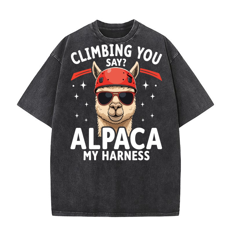 LLama 4 09 Washed T-Shirt