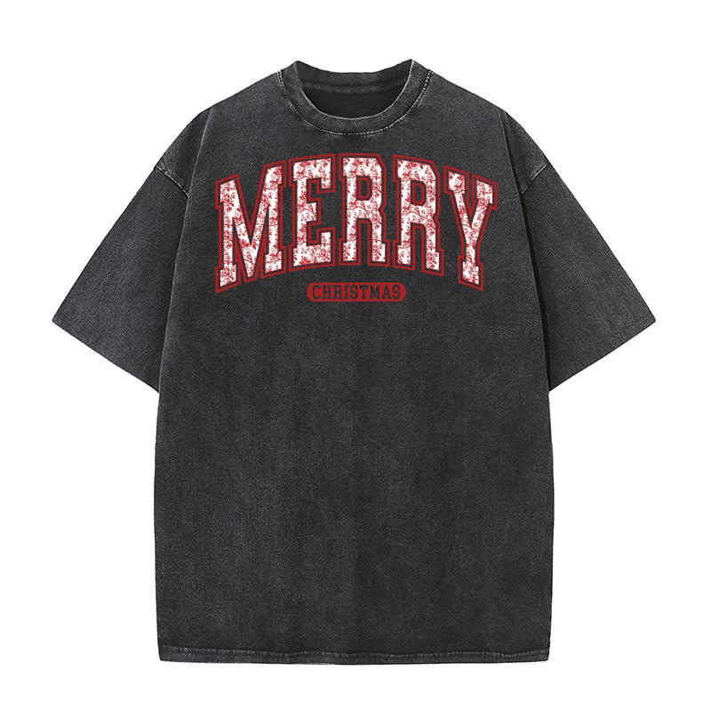 merry christmas 4 (1) Washed T-Shirt