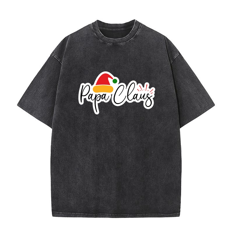 Papa Claus Washed T-Shirt