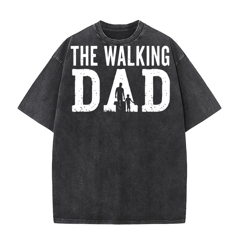 The walking dad Washed T-Shirt