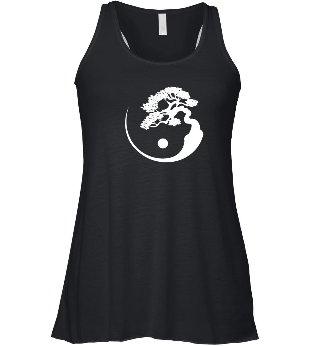 Bonsai Tree Yin Yang Women's Flowy Tank Top
