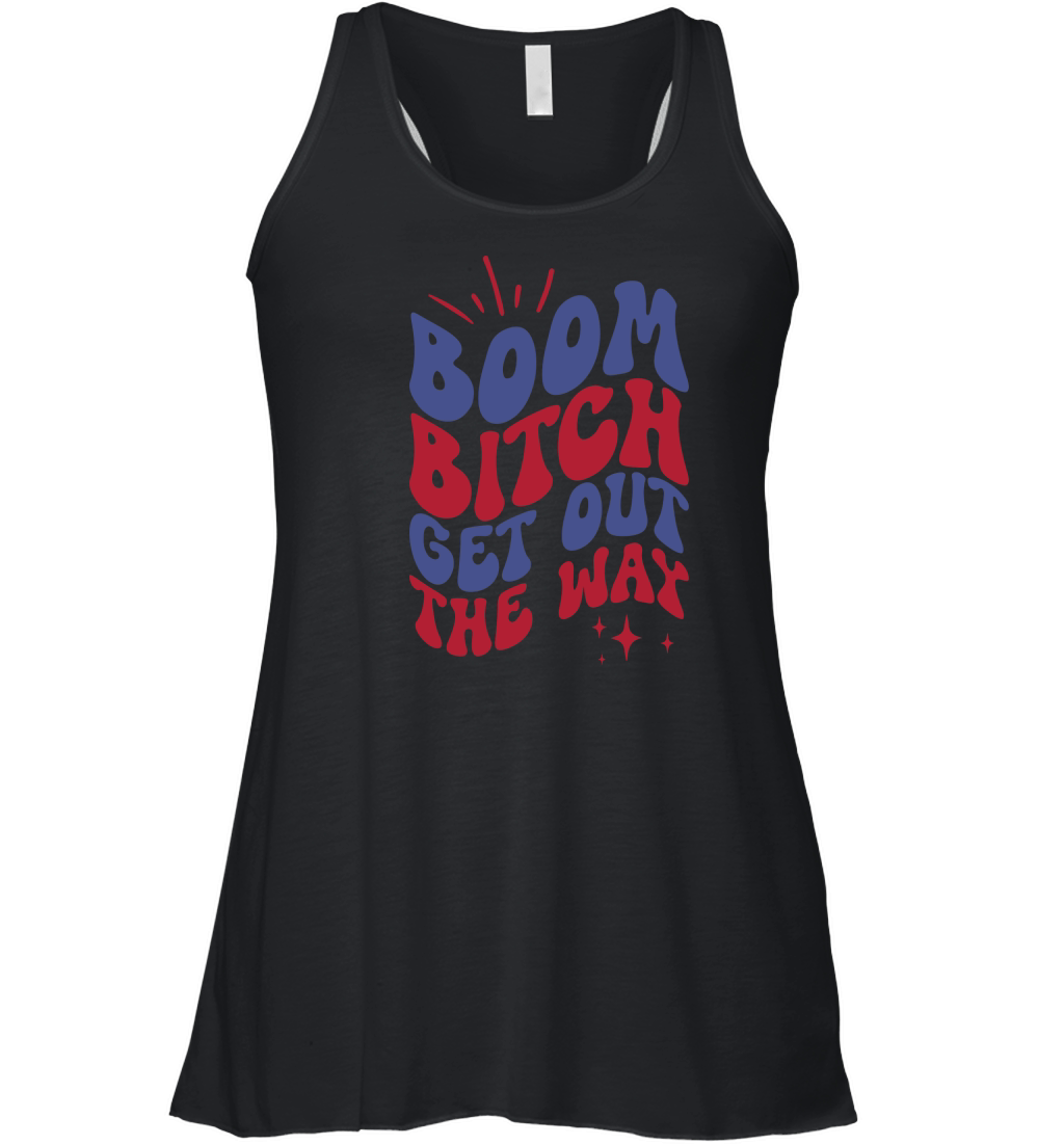 Boom bitch get out the way Women's Flowy Tank Top