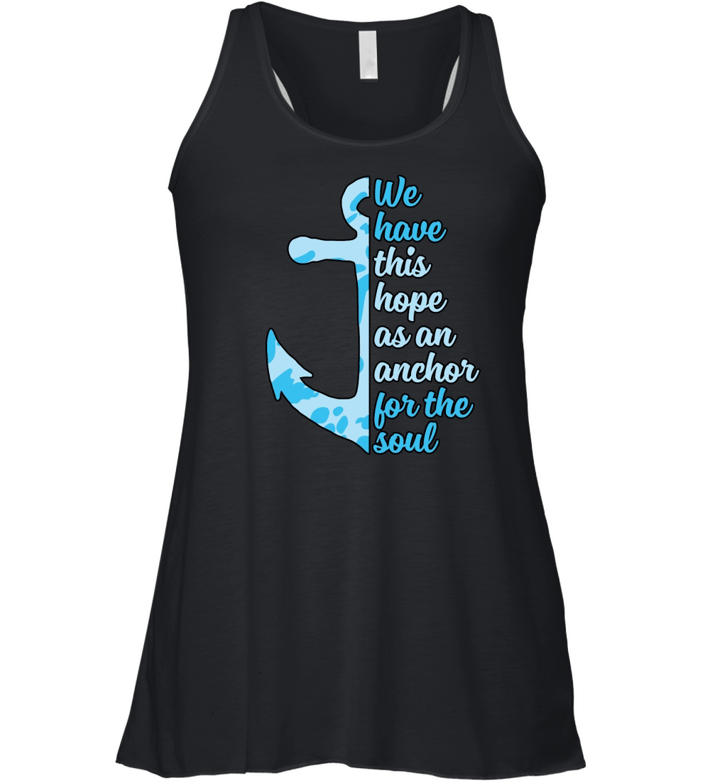 Christian Anchor For Soul Hope Women's Flowy Tank Top