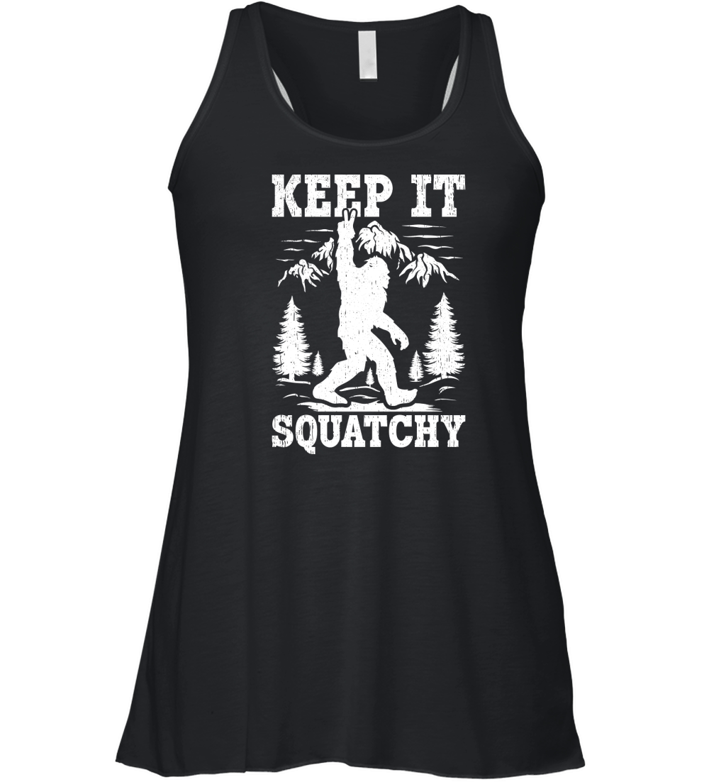 keep it squatchy Women's Flowy Tank Top