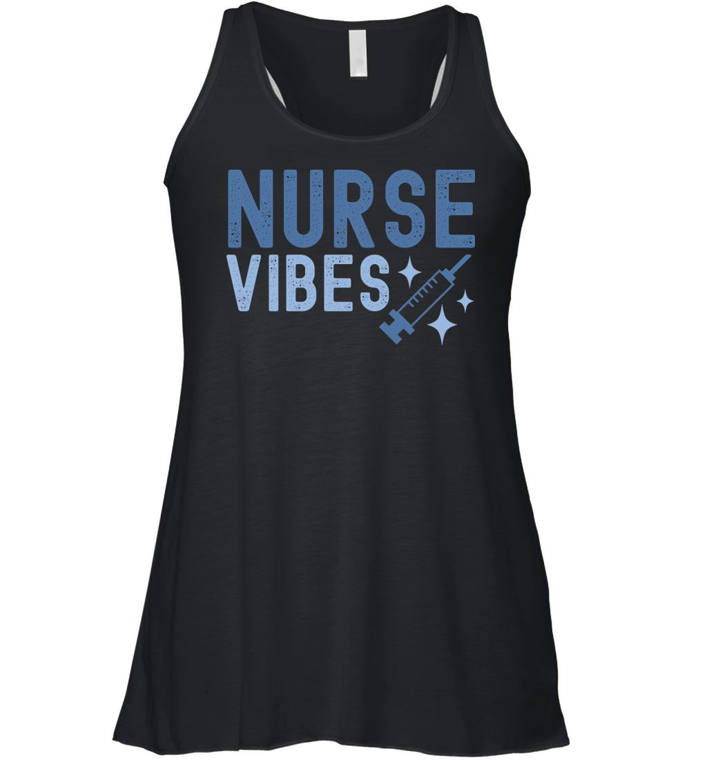 nurse vibes 1 Women's Flowy Tank Top