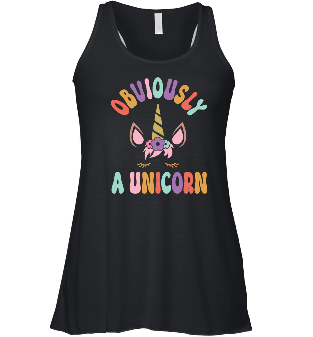 Obviously A Unicorn Women's Flowy Tank Top