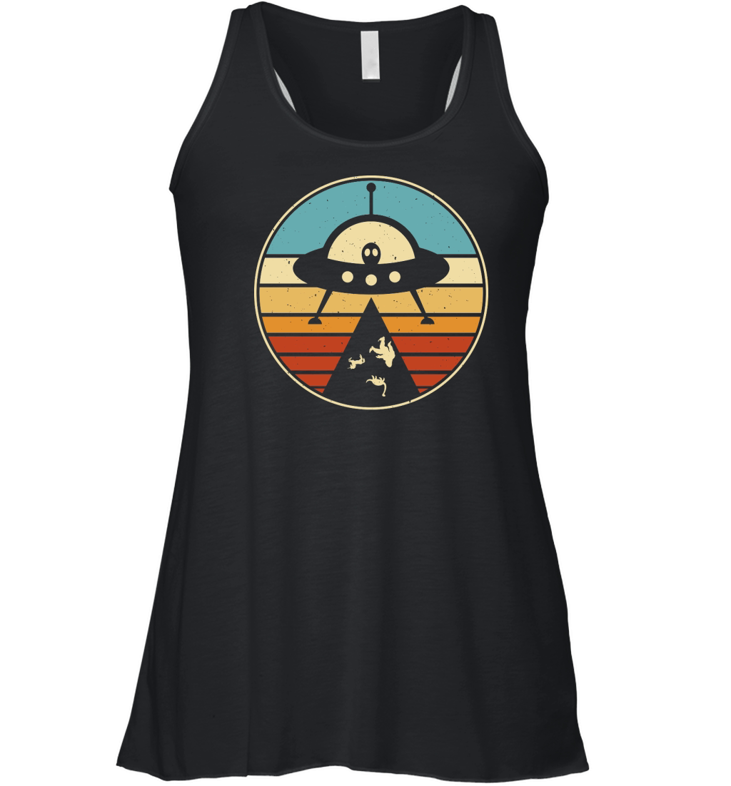 Vintage UFO Alien 20 Women's Flowy Tank Top