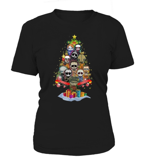 Christmas Tree Horror Character Merry Christmas Women's T-Shirt