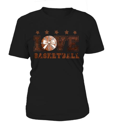 Love basketball  bow ball 04 Women's T-Shirt