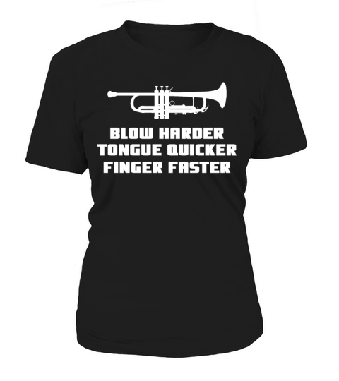 Trumpet blow music gift Women's T-Shirt
