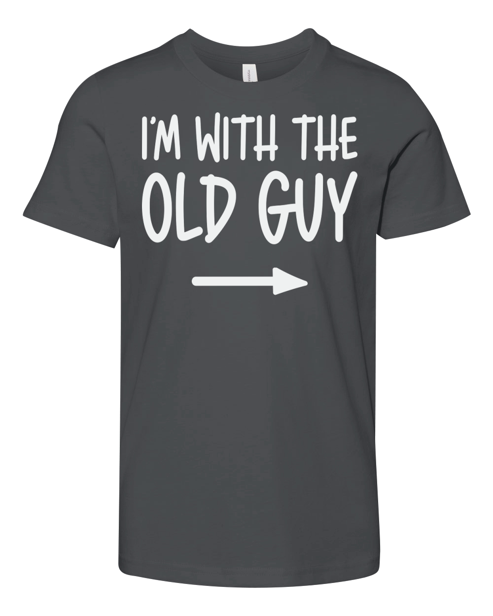 Im With The Old Guy Youth Unisex Jersey Tee