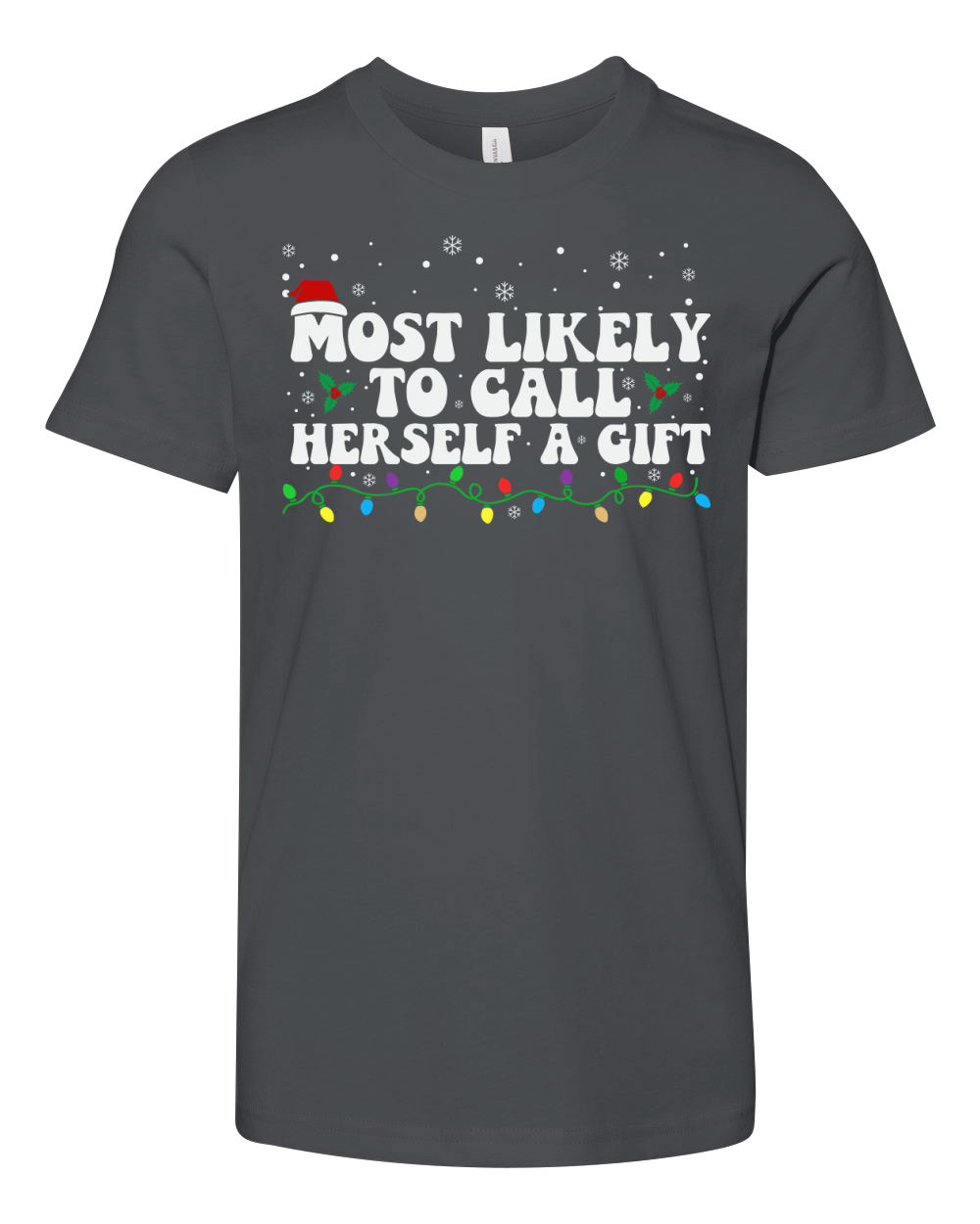 Most likely to call herself a gift Youth Unisex Jersey Tee